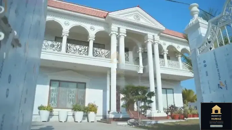1,000 Sq. Yd. 8-Bedroom Luxury Villa in Zone A For Rent in DHA Phase 8 Karachi — Property by Humaiz Architectural Asset