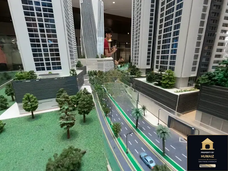 1-Bedroom Luxury Apartment (Private Pool, 2 Bath, Suite 55) at HMR Waterfront For Sale in DHA Phase 8 Karachi — Photograph 10