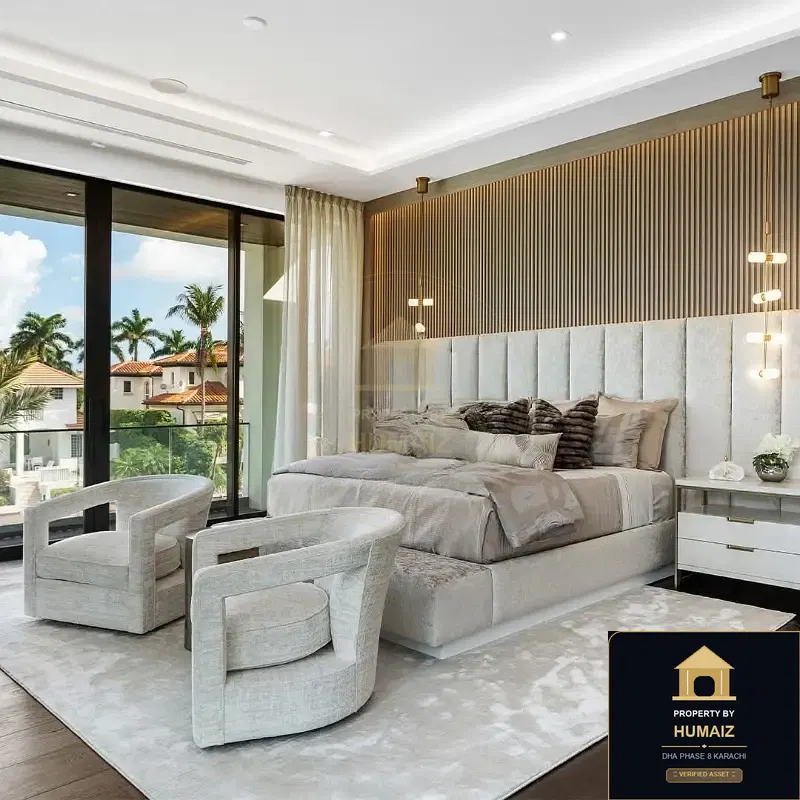 2,000 Sq. Yd. 8-Bedroom Luxury Villa (Private Pool, 6 Bath, Residence 1) in Zone A For Sale in DHA Phase 8 Karachi — Photograph 5