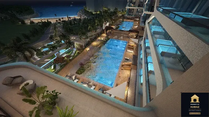 2-Bedroom Luxury Apartment (Sea Facing, 2 Bath, Suite 27) at HMR Waterfront For Sale in DHA Phase 8 Karachi — Photograph 34