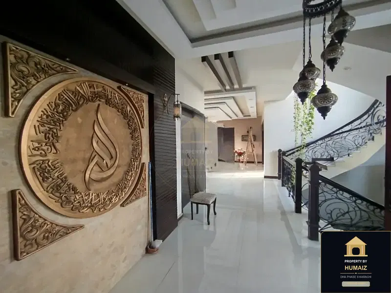 500 Sq. Yd. 5-Bedroom Luxury Villa (Basement, 6 Bath, Residence 2) at Creek Vistas For Sale in DHA Phase 8 Karachi — Photograph 8
