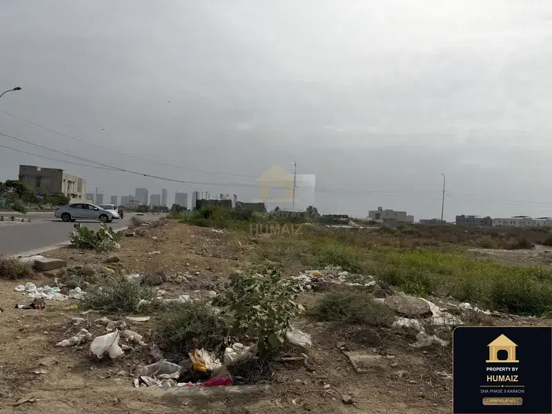 500 Sq. Yd. Residential Plot (West Open, Parcel 67) in Zone D For Sale in DHA Phase 8 Karachi — Property by Humaiz Architectural Asset