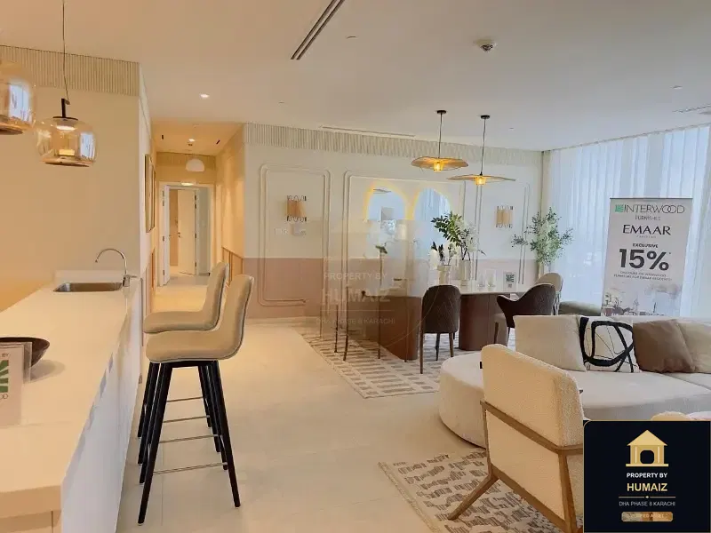 3-Bedroom Luxury Apartment (Sea Facing, 5 Bath, Suite 13) at The Views For Sale in DHA Phase 8 Karachi — Property by Humaiz Architectural Asset
