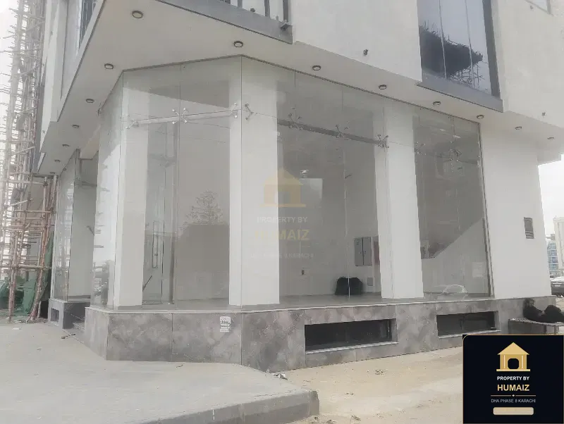 200 Sq. Yd. Commercial Retail Shop (Basement, Unit 1) on Al-Murtaza Commercial For Rent in DHA Phase 8 Karachi — Property by Humaiz Architectural Asset