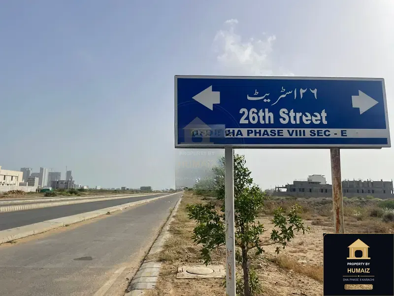 2,000 Sq. Yd. Residential Plot (Boulevard Facing, Parcel 4) in Zone E For Sale in DHA Phase 8 Karachi — Photograph 3