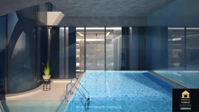 1-Bedroom Luxury Apartment (Sea Facing, 1 Bath, Suite 9) at HMR Waterfront For Sale in DHA Phase 8 Karachi — Property by Humaiz Architectural Asset