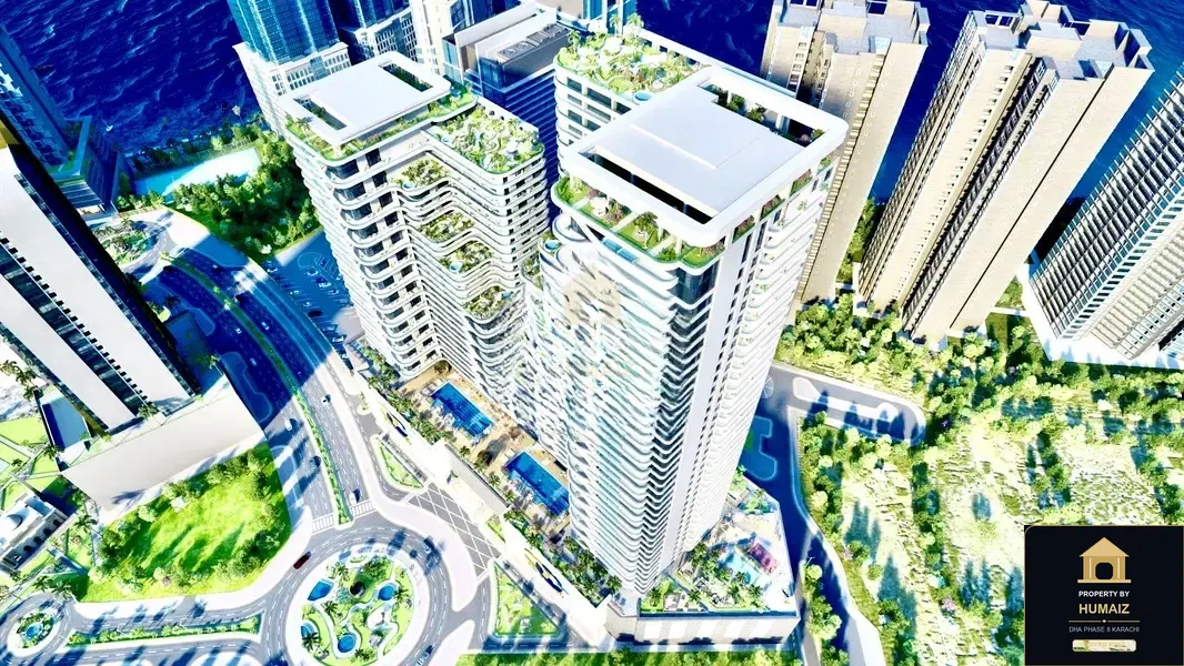 3-Bedroom Luxury Apartment (Corner, 5 Bath, Suite 8) at HMR Waterfront For Sale in DHA Phase 8 Karachi — Photograph 24