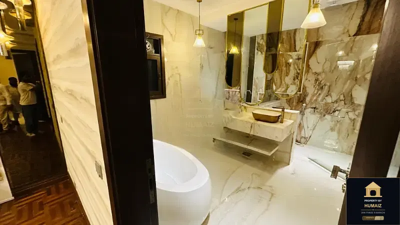 1,000 Sq. Yd. 6-Bedroom Luxury Villa (Basement, 7 Bath, Residence 5) in Zone A For Sale in DHA Phase 8 Karachi — Photograph 16
