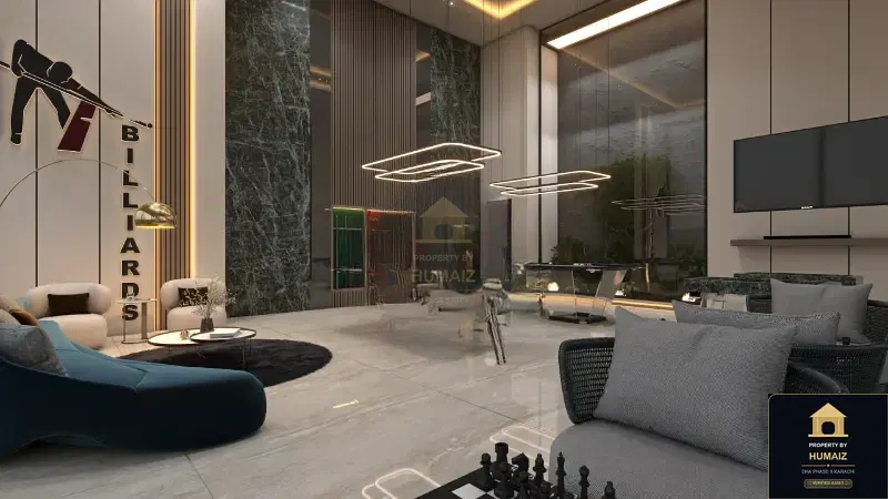 1-Bed Luxury Penthouse (Sea Facing, 2 Bath, Suite 3) at HMR Waterfront For Sale in DHA Phase 8 Karachi — Photograph 14