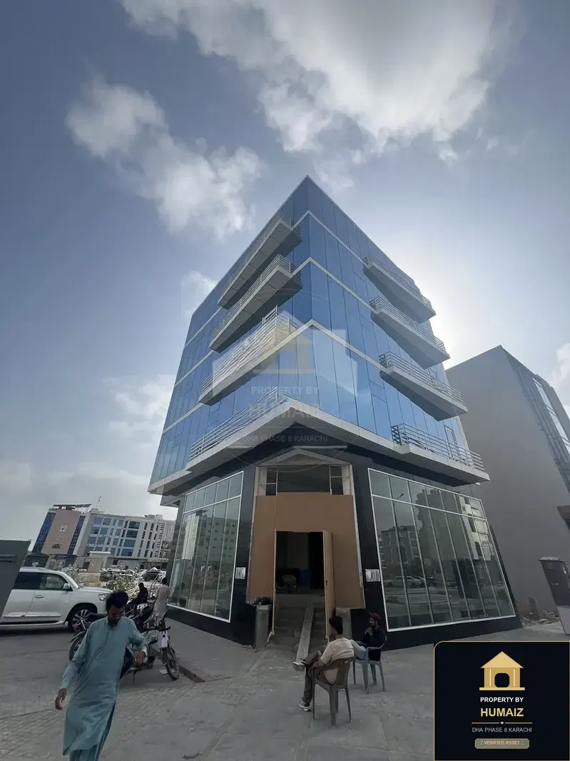 225 Sq. Yd. Corporate Office Space in Khayaban-e-Shaheen For Rent in DHA Phase 8 Karachi — Property by Humaiz Architectural Asset