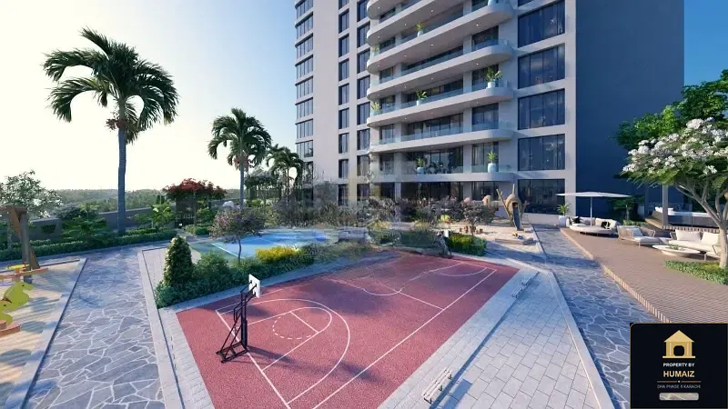 1-Bedroom Luxury Apartment (1 Bath, Suite 48) at HMR Waterfront For Sale in DHA Phase 8 Karachi — Photograph 4