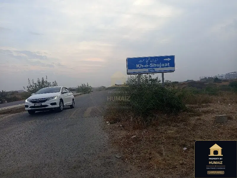 500 Sq. Yd. Residential Plot (West Open, Parcel 10) in Khayaban-e-Shujaat For Sale in DHA Phase 8 Karachi — Photograph 3