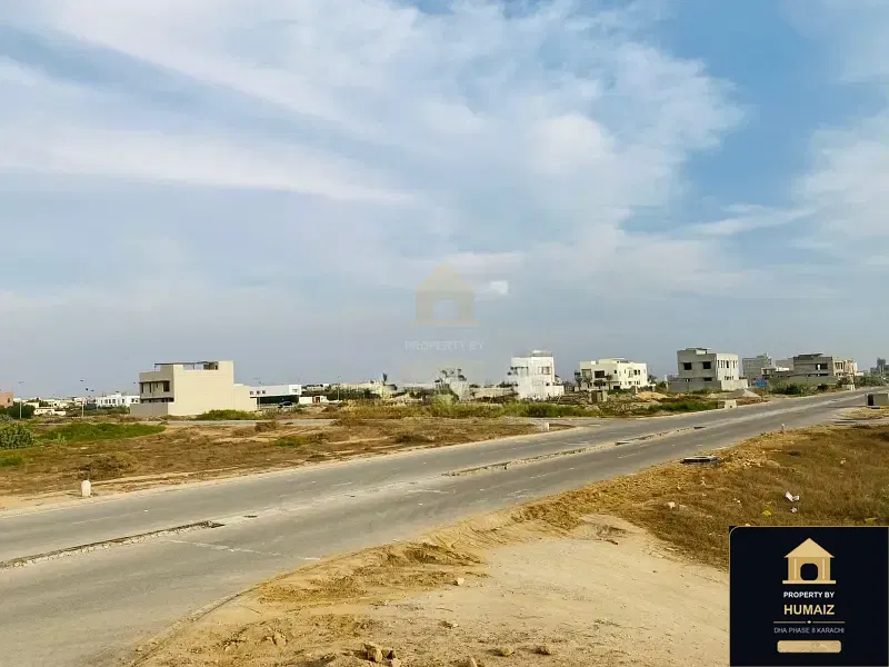 500 Sq. Yd. Residential Plot (Corner, Parcel 2) in Khayaban-e-Sahil For Sale in DHA Phase 8 Karachi — Property by Humaiz Architectural Asset