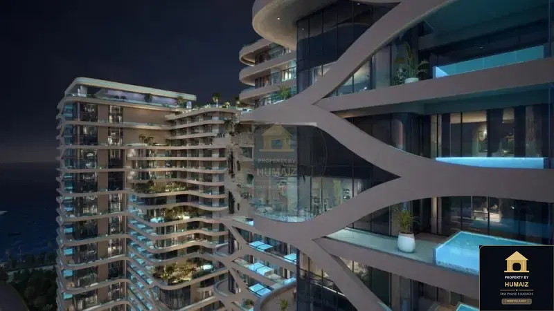 2-Bedroom Luxury Apartment (Sea Facing, 2 Bath, Suite 33) at HMR Waterfront For Sale in DHA Phase 8 Karachi — Photograph 2