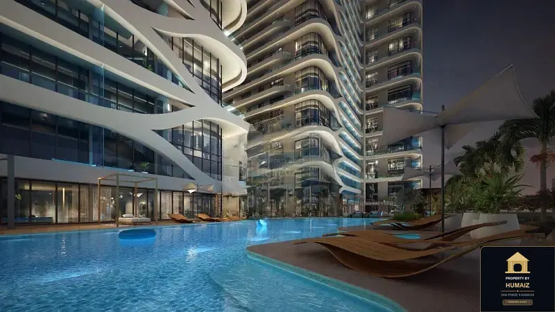 3-Bedroom Luxury Apartment (Sea Facing, 3 Bath, Suite 13) at HMR Waterfront For Sale in DHA Phase 8 Karachi — Photograph 5