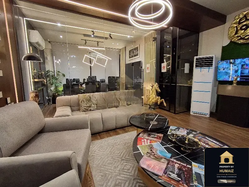 111 Sq. Yd. Corporate Office Space (Brand New, Unit 7) on Zulfiqar Commercial For Rent in DHA Phase 8 Karachi — Photograph 2