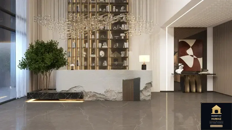 1-Bedroom Luxury Apartment (Sea Facing, 1 Bath, Suite 56) at HMR Waterfront For Sale in DHA Phase 8 Karachi — Photograph 9