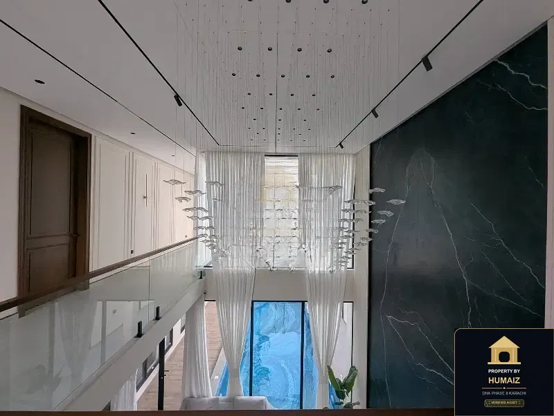 500 Sq. Yd. 5-Bedroom Luxury Villa (Brand New, 6 Bath, Residence 7) in Khayaban-e-Sahil For Sale in DHA Phase 8 Karachi — Property by Humaiz Architectural Asset