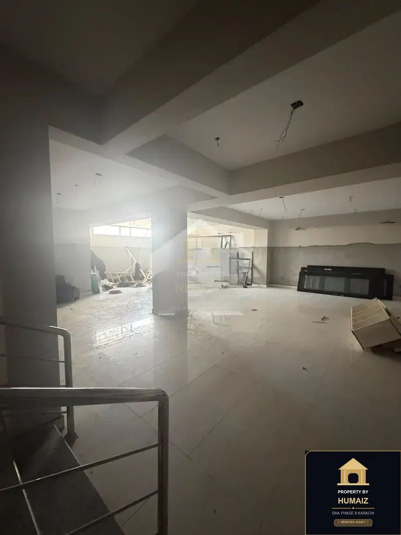 178 Sq. Yd. Corporate Office Space (Basement, Unit 2) on Al-Murtaza Commercial For Rent in DHA Phase 8 Karachi — Property by Humaiz Architectural Asset