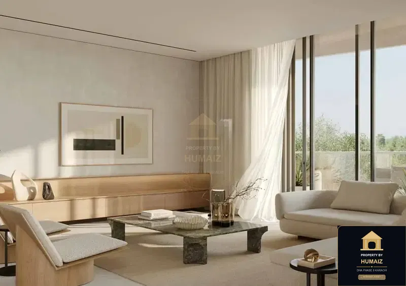 4-Bedroom Luxury Apartment (Private Pool, 4 Bath, Suite 4) at Reef Towers For Sale in DHA Phase 8 Karachi — Property by Humaiz Architectural Asset