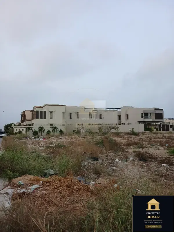 2,000 Sq. Yd. Residential Plot (West Open, Parcel 4) in Zone D For Sale in DHA Phase 8 Karachi — Property by Humaiz Architectural Asset