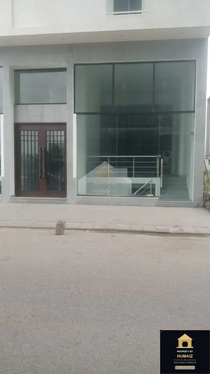 111 Sq. Yd. Commercial Retail Shop in DHA Phase 8 For Rent in DHA Phase 8 Karachi — Property by Humaiz Architectural Asset