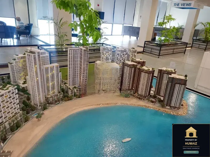 1-Bedroom Luxury Apartment (Sea Facing, 2 Bath, Suite 1) at The Views For Sale in DHA Phase 8 Karachi — Photograph 4