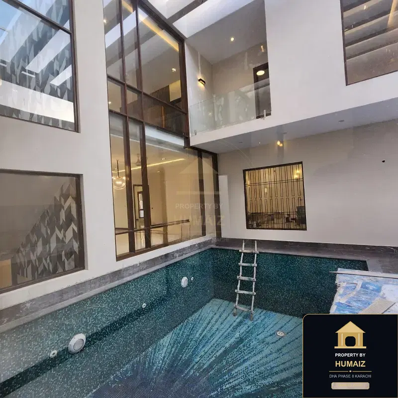 1,000 Sq. Yd. 6-Bedroom Luxury Villa (Private Pool, 7 Bath, Residence 3) in Zone A For Sale in DHA Phase 8 Karachi — Photograph 20