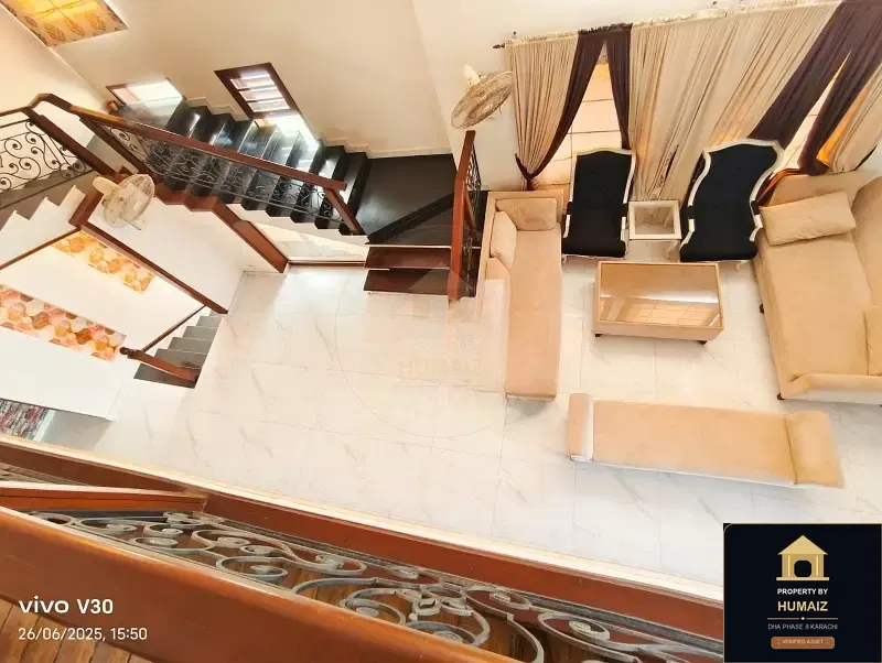 500 Sq. Yd. 6-Bedroom Luxury Villa (Basement, 6 Bath, Residence 3) in Zone A For Sale in DHA Phase 8 Karachi — Photograph 3