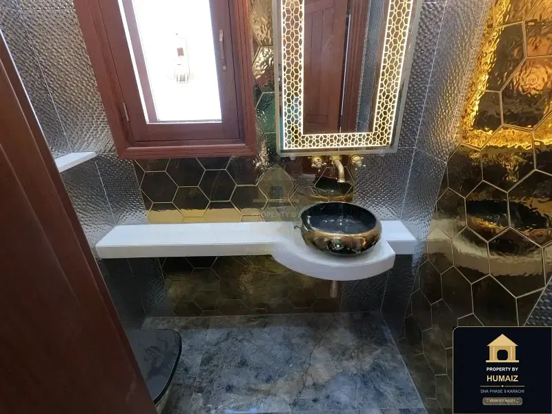 500 Sq. Yd. 5-Bedroom Luxury Villa (West Open, 6 Bath, Residence 29) in DHA Phase 8 For Sale in DHA Phase 8 Karachi — Photograph 19