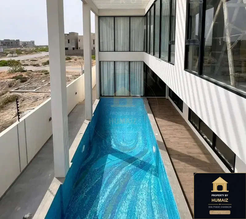 500 Sq. Yd. 5-Bedroom Luxury Villa (West Open, 6 Bath, Residence 2) on Khayaban-e-Sahil For Sale in DHA Phase 8 Karachi — Property by Humaiz Architectural Asset