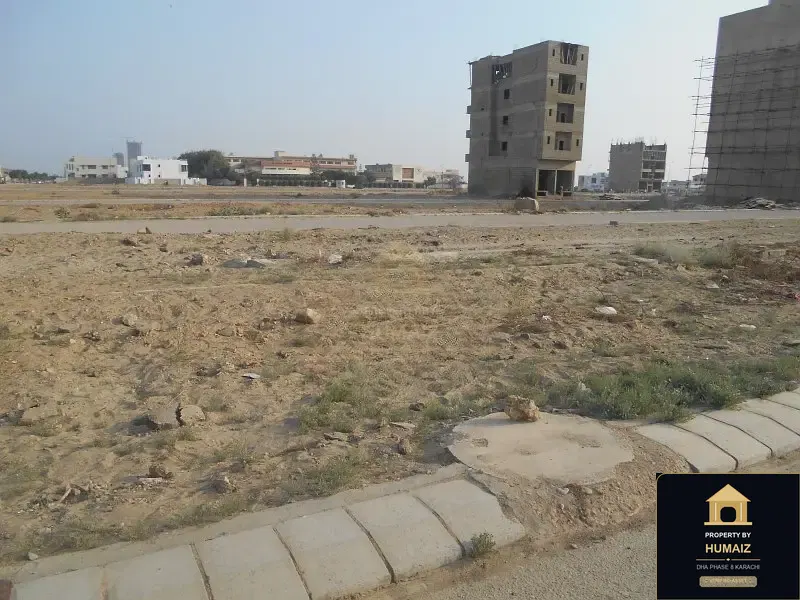 500 Sq. Yd. Residential Plot (Parcel 1) on Zulfiqar Commercial For Sale in DHA Phase 8 Karachi — Property by Humaiz Architectural Asset