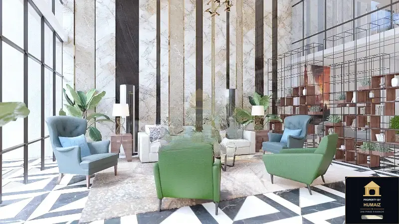 3-Bedroom Luxury Apartment (3 Bath, Suite 64) at HMR Waterfront For Sale in DHA Phase 8 Karachi — Photograph 6