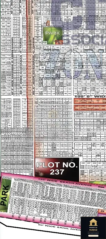 1,000 Sq. Yd. Residential Plot (Parcel 25) in Zone A For Sale in DHA Phase 8 Karachi — Photograph 2