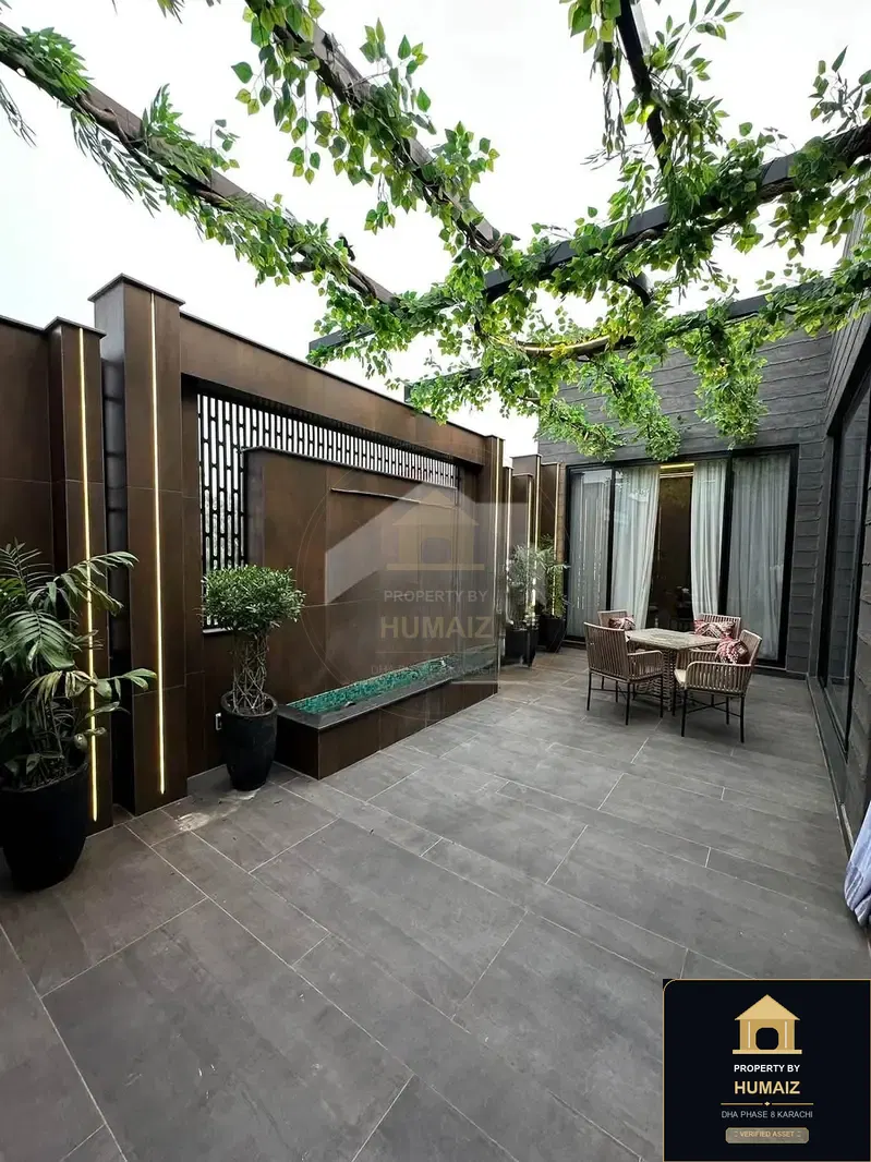 500 Sq. Yd. 5-Bedroom Luxury Villa (Basement, 6 Bath, Residence 2) in Zone A For Rent in DHA Phase 8 Karachi — Property by Humaiz Architectural Asset