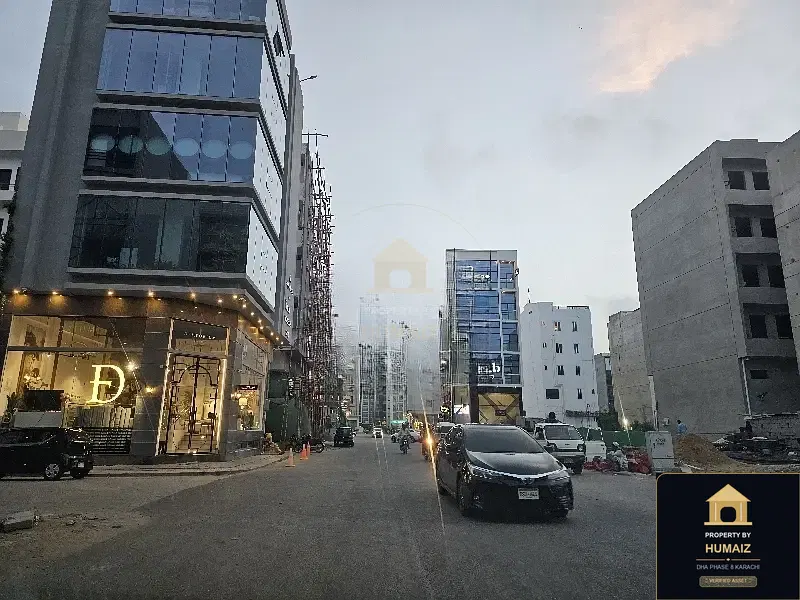 58 Sq. Yd. Corporate Office Space (Brand New, Unit 6) on Zulfiqar Commercial For Sale in DHA Phase 8 Karachi — Property by Humaiz Architectural Asset