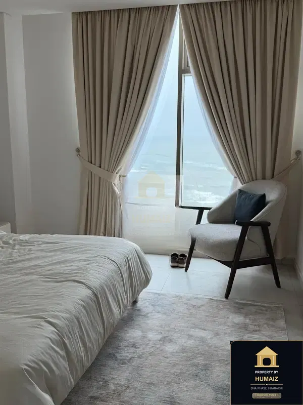 2-Bedroom Luxury Apartment (Sea Facing, 3 Bath, Suite 6) at Emaar Oceanfront For Rent in DHA Phase 8 Karachi — Photograph 3