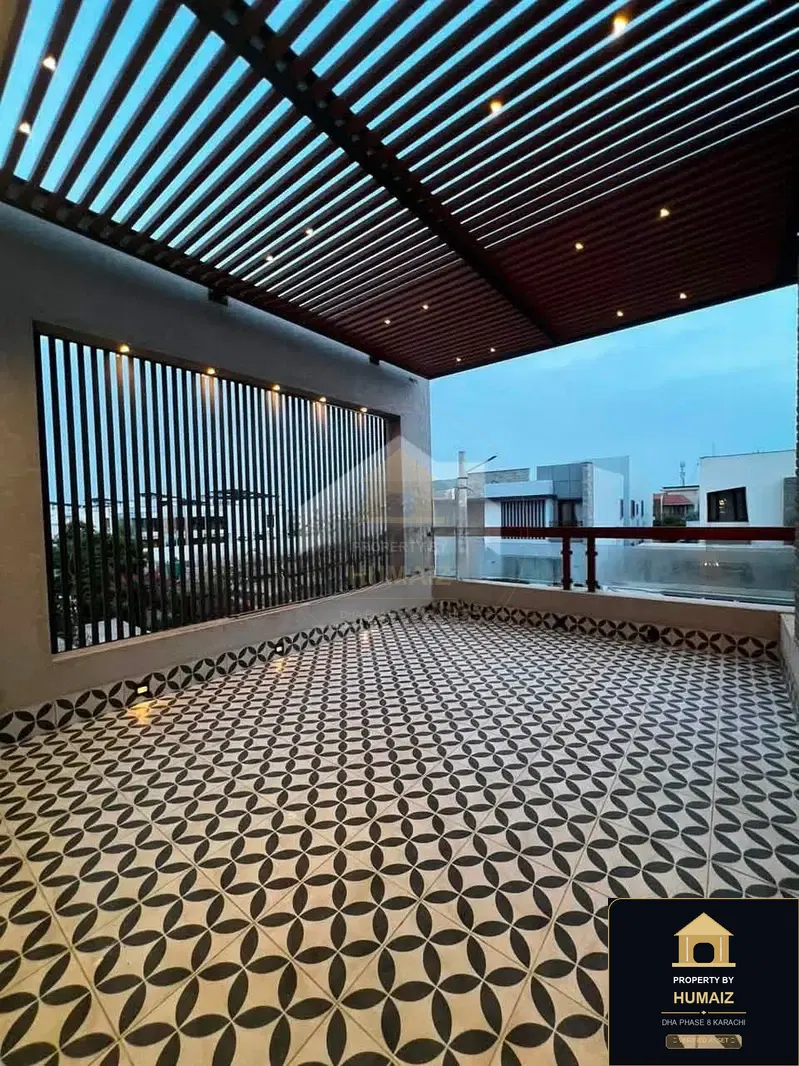 500 Sq. Yd. 5-Bedroom Luxury Villa (West Open, 6 Bath, Residence 1) on Qasim Street For Sale in DHA Phase 8 Karachi — Photograph 11