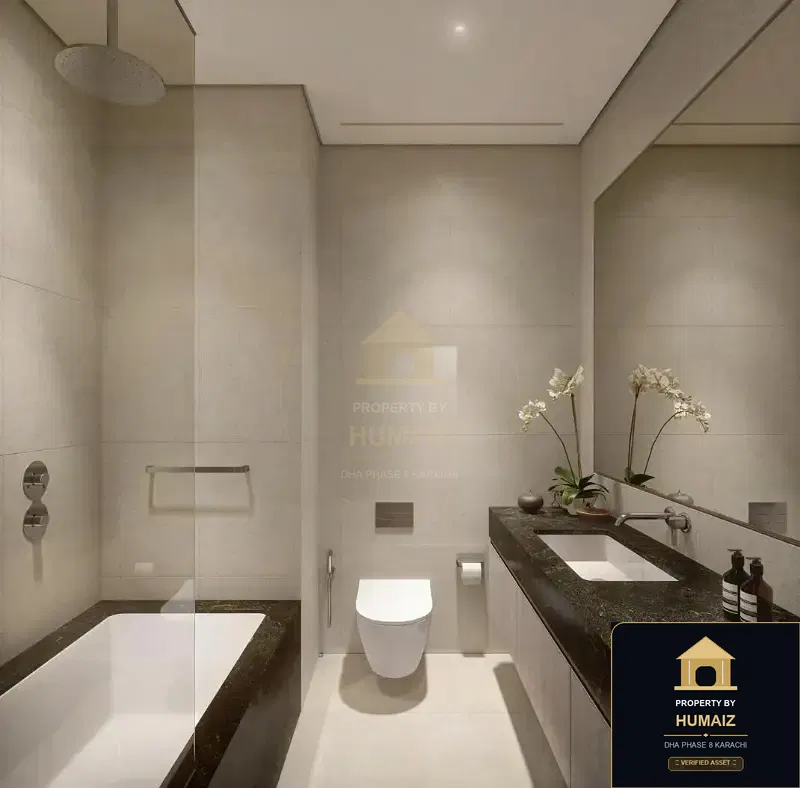 4-Bedroom Luxury Apartment (Sea Facing, 4 Bath, Suite 13) at Coral Towers For Sale in DHA Phase 8 Karachi — Photograph 14