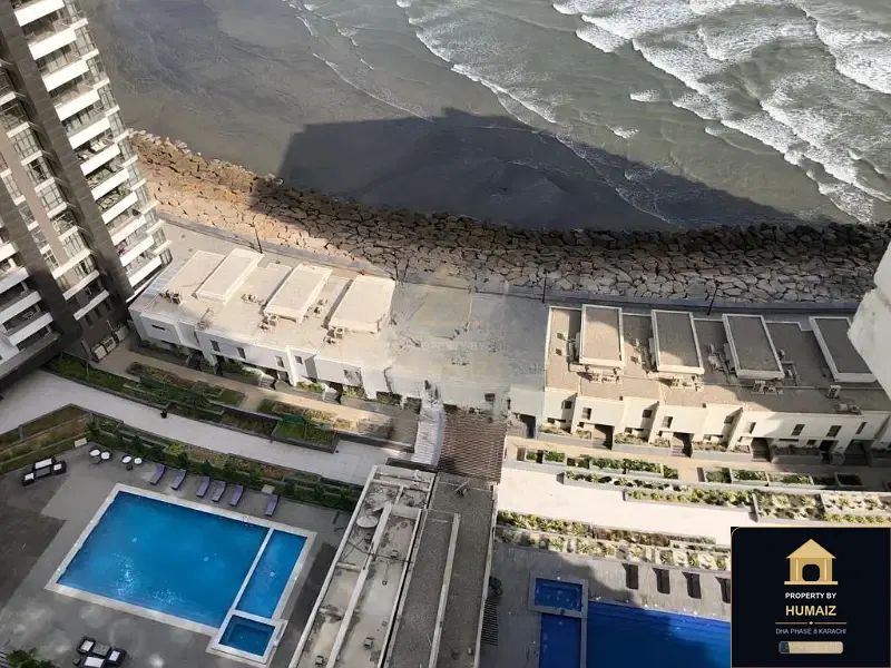 4-Bedroom Luxury Apartment (Private Pool, 5 Bath, Suite 5) at Tower A For Sale in DHA Phase 8 Karachi — Photograph 2