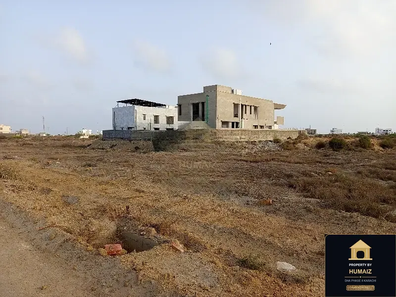 500 Sq. Yd. Residential Plot (West Open, Parcel 39) in Zone D For Sale in DHA Phase 8 Karachi — Property by Humaiz Architectural Asset