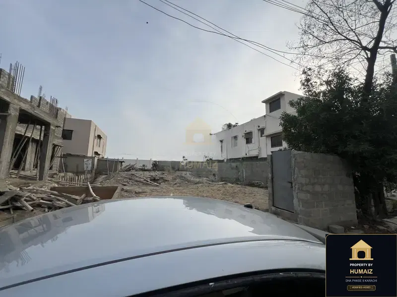 500 Sq. Yd. Residential Plot (Corner, Parcel 5) in Zone A For Sale in DHA Phase 8 Karachi — Property by Humaiz Architectural Asset