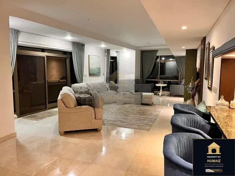 3-Bedroom Luxury Apartment (Sea Facing, 4 Bath, Suite 28) at Pearl Towers For Rent in DHA Phase 8 Karachi — Photograph 9