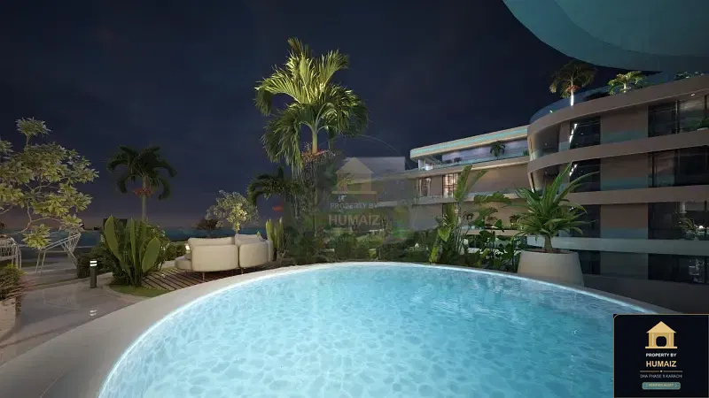 3-Bedroom Luxury Apartment (Sea Facing, 3 Bath, Suite 13) at HMR Waterfront For Sale in DHA Phase 8 Karachi — Photograph 4