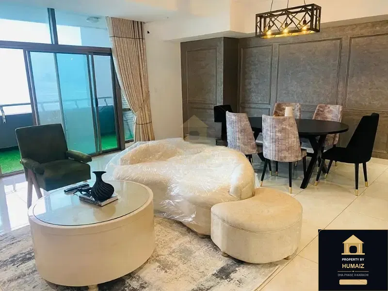 2-Bedroom Luxury Apartment (Sea Facing, 3 Bath, Suite 11) at Pearl Towers For Rent in DHA Phase 8 Karachi — Property by Humaiz Architectural Asset