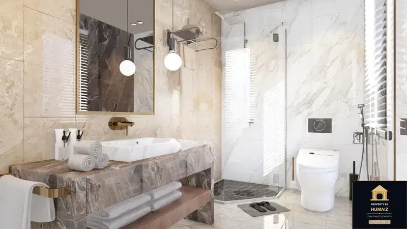 2-Bedroom Luxury Apartment (Sea Facing, 4 Bath, Suite 13) at HMR Waterfront For Sale in DHA Phase 8 Karachi — Property by Humaiz Architectural Asset