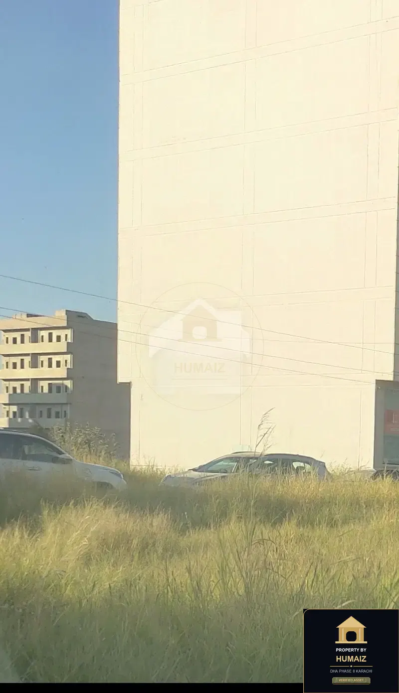 100 Sq. Yd. Commercial Plot (Corner, Parcel 7) on Peninsula Commercial For Sale in DHA Phase 8 Karachi — Photograph 3