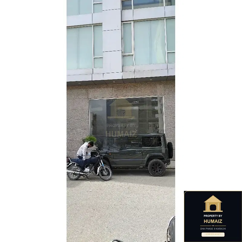 183 Sq. Yd. Commercial Retail Shop (Basement, Unit 7) on Al-Murtaza Commercial For Rent in DHA Phase 8 Karachi — Property by Humaiz Architectural Asset