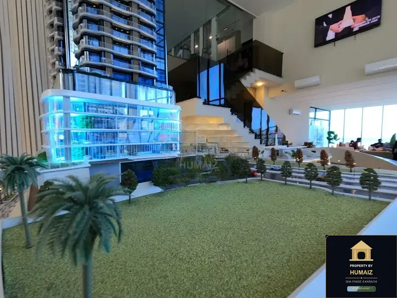 1-Bed Luxury Penthouse (Sea Facing, 1 Bath, Suite 1) at HMR Waterfront For Sale in DHA Phase 8 Karachi — Property by Humaiz Architectural Asset
