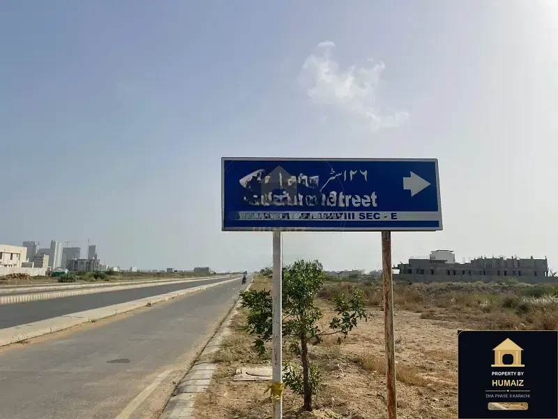 2,000 Sq. Yd. Residential Plot (Boulevard Facing, Parcel 4) in Zone E For Sale in DHA Phase 8 Karachi — Property by Humaiz Architectural Asset